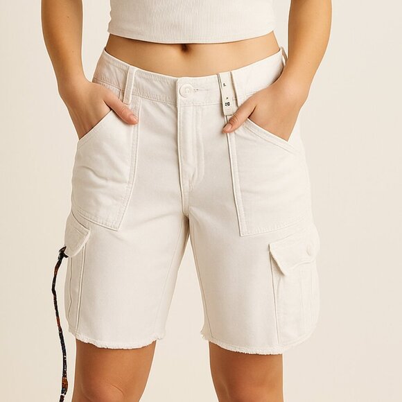 American Eagle Vintage Y2K Cargo Shorts, Size 10, NWT - Picture 1 of 7